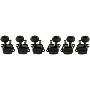 Kluson 3 Per Side Plus Series Tuning Machines Black - 1 of 1
