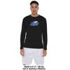 Nova Southeastern University Adult Sport Long Sleeve Shirt Primary Logo, Black - image 3 of 4