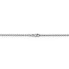 Black Bow Jewelry 1.8mm 14k White Gold Polished Round Cable Chain Necklace - 4 of 4