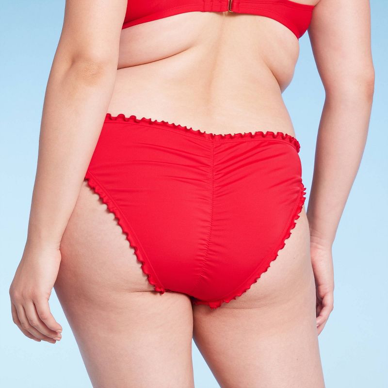 Women's Ruffle Cheeky Bikini Bottom - Shade & Shore™, 6 of 13