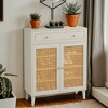 Hommoo Shoe Cabinet with Doors and Drawer Grey - 3 of 4