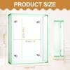 Unique Bargains Acrylic Wall Tabletop Display Floating Single Image Frame - 2 of 4