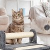 PAWBEE Cat Scratching Post & Scratching Pad – 14.5” Cat Post & Scratching Board With Soft Play Ball Toy - Covered with Natural Sisal Rope - 4 of 4