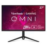 ViewSonic OMNI VX2728J-2K 27 Inch Gaming Monitor 1440p 180hz 0.5ms IPS w/ FreeSync Premium, Advanced Ergonomics, HDMI, DP