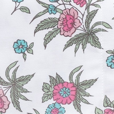 pattern - floral - white/pink