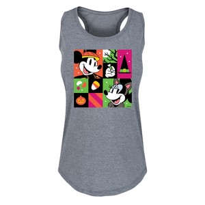 Women's - Disney - Halloween Party Graphic Racerback Tank - 1 of 4