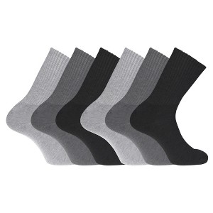 Dockers Men's Socks & Hosiery - 6-Pack Cushioned Athletic & Dress Crew Socks for Men - 1 of 4