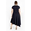 CITY CHIC | Women's Plus Size  Ponte Flare Dress - navy - 16W - 2 of 4