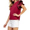 Women's Scalloped Tee Shirt - Strut & Bolt - 3 of 3
