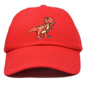 Dalix T-Rex Embroidered Cotton Dad Hat Adjustable Baseball Cap Mens - 1 of 4