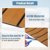 Unique Bargains EVA Decking Sheet Mat Non-Slip Self-Adhesive for Boat RV Flooring Carpet 95"x24" - 4 of 4