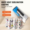 VEVOR 50 Pack Sublimation Tumblers 20oz Skinny Straight, Stainless Steel Sublimation Tumblers Blank, Stainless Steel Double Wall Tumbler, White - 4 of 4