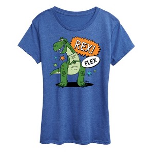 Women's - Disney - Rex Flex Short Sleeve Graphic T-Shirt - 1 of 4