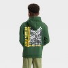 Boys' TMNT Battle Tycoon Hooded Sweatshirt - Green - 3 of 4