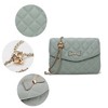 MKF Collection Blossom Quilted Shoulder Bag with a Mini Bag set by Mia K - 3 of 4
