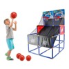 Topteng 2 Player Arcade Dual Basketball Hoop Shot Game with 3 Basketballs and Air Pump - 3 of 4