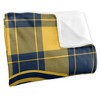 East Tennessee State University Campus Plaid Spirit Silky Touch Super Soft Throw Blanket 50x60 - 3 of 4
