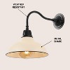 JONATHAN Y Aurora Farmhouse Industrial Indoor/Outdoor Iron LED Gooseneck Arm Outdoor Sconce - 3 of 4