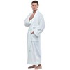 ESKYMODE Mens Terry Cotton Bathrobe, Ankle Length Long Towel Bath Robe - 3 of 4