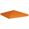 vidaXL Gazebo Top Cover Orange Polyester with PVC coating 10x10 feet - 2 of 2