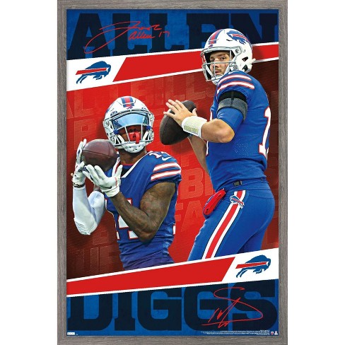 NFL Buffalo Bills - Josh Allen 18 Wall Poster, 14.725 x 22.375