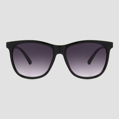 Women's Square Sunglasses - A New Day™ Black