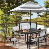 9' Round Cabana Stripe Outdoor Patio Market Umbrella with Black Pole - Threshold™ - 2 of 4