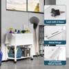 Mlezan 2-Drawer File Cabinet:  Metal, Lockable Printer Stand for Home or Office. Fits Letter/Legal/F4/A4 Hanging Files, Compact and Functional. - 4 of 4