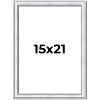 PosterPalooza | Classic Silver Picture Frame - UV Acrylic, Foam Board Backing, Hanging Hardware - 2 of 4