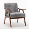 NicBex Accent Chairwith Extra-Thick Backrest,Lounge Chair,Modern Wingback Chair for Bedroom,Reading Room - 2 of 4