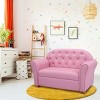 Costway Kids Sofa Princess Armrest Chair Lounge Couch Children Toddler Gift - 4 of 4