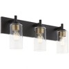 Quorum Lighting Fallstaff 3 - Light Vanity in  Matte Black - 4 of 4