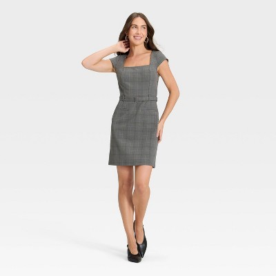 Women's Tailored Mini Dress - A New Day - image 3