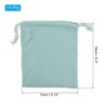 Unique Bargains 100% Cotton Reusable Washable Dust Drawstring Bags 12 Pcs - 2 of 4