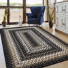 Indoor Modern Imitation Weaving Textured Area Rugs for Bedroom Living Room Abstract Easy Care Washable Soft Low Pile Non Slip Carpet - 4 of 4