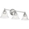 Livex Lighting Moreland 3 - Light Vanity in  Polished Chrome - 2 of 4