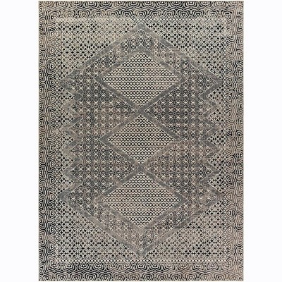 Mark & Day West Harrison 7'10"x10' Rectangle Washable Woven Indoor Area Rugs Black: Stain-Resistant, Bohemian Decor