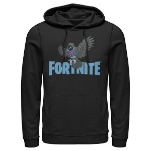 Men's Fortnite Raven Logo Pull Over Hoodie - 1 of 4