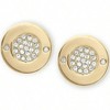 Gold - Tone Stud or Drop Earrings for Women; Stainless Steel - 2 of 4