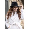 Britt's Knits Women's Getaway Panama Vintage Chenille Classic Wide Brim Panama Hat - 2 of 4