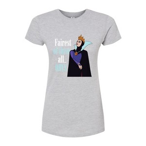 Women's - Disney - Fairest of Them All… OBVS Fitted Graphic T-Shirt - 1 of 3