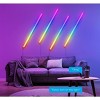 Attop Wall Lights, RGBIC LED Light, Smart Gaming Light Works RGB Light Bar, LED Wall Lights for Bedroom, 2 Panels Set - 4 of 4