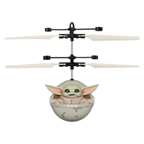 World Tech Toys Star Wars The Mandalorian The Child Sculpted Head Ufo Helicopter Target