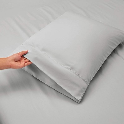 King Light Gray Microfiber Deep Pocket Sheet Set