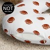 Sweet Jojo Designs Boy Support Nursing Pillow Cover (Pillow Not Included) Watercolor Sports Theme Brown and White - 3 of 4