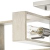Progress Lighting, Boundary Collection, 4-Light Flush Mount, Brushed Nickel, Grey Washed Oak Wood - 2 of 3