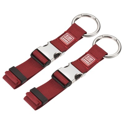 Unique Bargains Jacket Holder Suitcase Belt Carry Clip Luggage Strap 2 Pcs