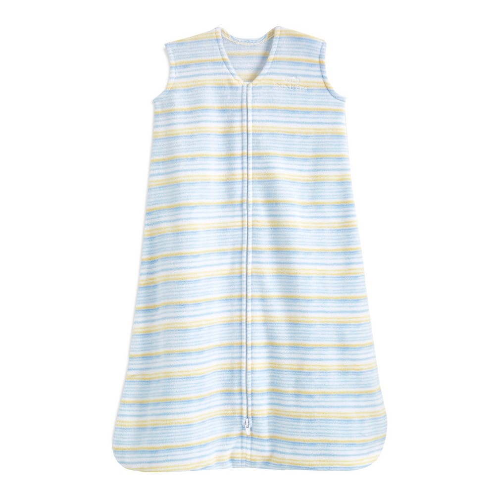 HALO Innovations Sleepsack Wearable Blanket Microfleece - Multi Stripe Blue L