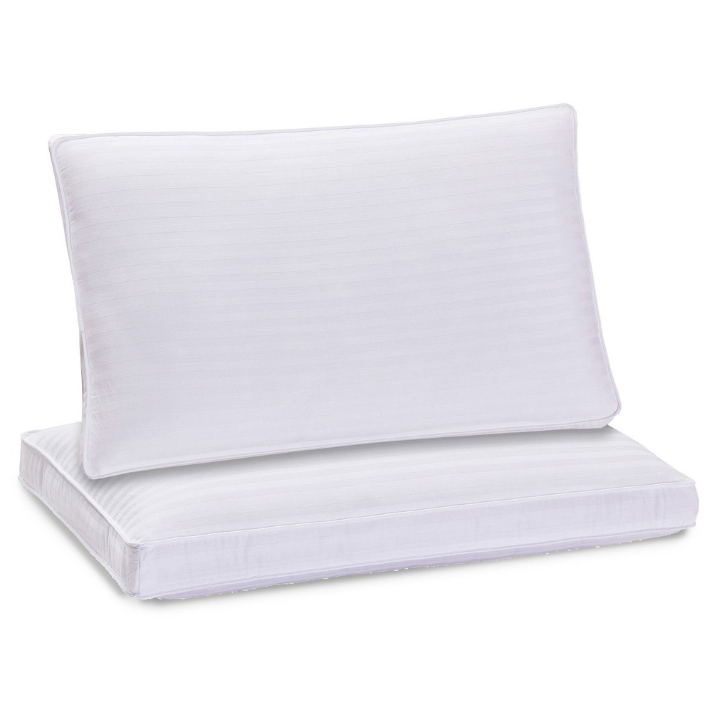 DreamLab King 2pk Medium Machine Washable Just Like Down Pillows for Back Stomach and Side Sleepers