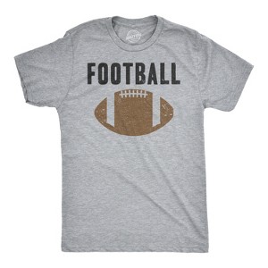 Mens Vintage Football Fantasy Game Day Gift Funny Vintage Graphic Tee for Dad - Crazy Dog Men's T Shirt - 1 of 4